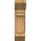 Ekena Millwork Olympic Slat Rough Sawn Bracket w/ Offset Brace, Western Red Cedar, 8"W x 18"D x 30"H BKT0806X18X30OLY06RWR - alternate 4